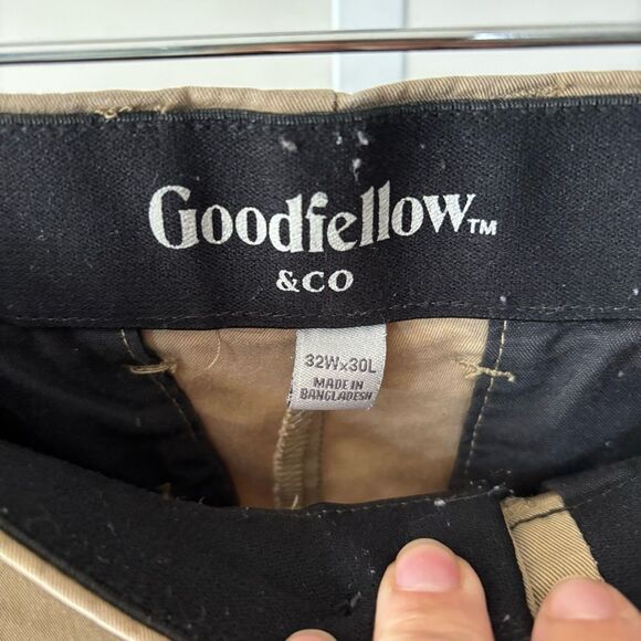 Goodfellow & co. 32x30 Hennepin Tech Slim Tan Chino Pants - Picture 2 of 8